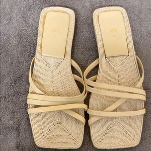 Zara size 36 scrappy sandals